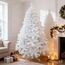 12ft/360cm Künstlichen Weihnachtsbaum Alaskan Pine Weiß 2800 Spitzen Xmas Home Dekorationen 3.6m, Metallständer