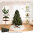 Premium Weihnachtsbaum künstlich 150cm - TESTSIEGER 10 Jahre GARANTIE - Naturgetreu, dichte Zweige, Künstlicher Weihnachtsbaum mit Holzständer, Christmas Tree Tannenbaum künstlich 150 cm Pure Living