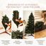 Premium Weihnachtsbaum künstlich 250cm - TESTSIEGER 10 Jahre GARANTIE - Naturgetreu, dichte Zweige, Künstlicher Weihnachtsbaum mit Holzständer, Christmas Tree Tannenbaum künstlich 250 cm Pure Living