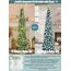 HMASYO 150 cm Pop-Up Lametta Weihnachtsbaum mit 50 Timer-Lichtern, Pfauengrün Zusammenklappbarer Künstlich Schlanken Weihnachtsbaum für den Innenbereich, Zuhause Wohnung Kamin mit Festdekoration