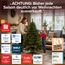 Premium Weihnachtsbaum künstlich 150cm - TESTSIEGER 10 Jahre GARANTIE - Naturgetreu, dichte Zweige, Künstlicher Weihnachtsbaum mit Holzständer, Christmas Tree Tannenbaum künstlich 150 cm Pure Living
