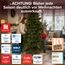 Premium Weihnachtsbaum künstlich 250cm - TESTSIEGER 10 Jahre GARANTIE - Naturgetreu, dichte Zweige, Künstlicher Weihnachtsbaum mit Holzständer, Christmas Tree Tannenbaum künstlich 250 cm Pure Living