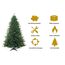 RS Trade HXT 24019 180 cm Pop-Up Schnellaufbau Weihnachtsbaum (Ø ca. 124 cm) mit 1871 Spitzen PE/PVC künstlich, schwer entflammbar, unechter Tannenbaum inkl. Christbaum Ständer aus Metall