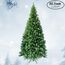 RS Trade Slim 1101 Colorado-Mix 210 cm hochwertiger, künstlicher PVC Weihnachtsbaum, schwer entflammbar, mit Metallständer, Minutenschneller Aufbau mit Klappsystem, ca. 872 Spitzen
