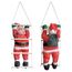 [en.casa] Weihnachtsmann auf Leiter 85cm Weihnachts Deko Weihnachten Figur Nikolaus
