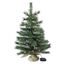 Gartenpirat Künstlicher Weihnachtsbaum 60 cm mit Drahtlichterkette 60 LED warmweiß Christbaum kiefernähnlich mit Frosteffekt beleuchtet batteriebetrieben