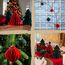 Premium Wiederverwendbare Weihnachtsdeko - Tischdeko Weihnachten/Deko Weihnachten - Papier Weihnachtsbaum Deko, Weihnachtskugeln - Weihnachtsdeko Innen, Weihnachtsdeko Tisch - Christmas Decorations