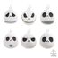 Hallmark Disney Tim Burton's The Nightmare Before Christmas Jack Skellington Heads Miniature Christmas Ornaments, Set of 6