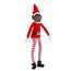 Elves Behavin Badly 30,5 cm große Elfe in Farbe mit Vinyl-Gesicht und weichem Körper – Weihnachtselfe (schwarzer Elf)
