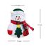 CHBOP 3 x 4 Stück Weihnachten Bestecktasche Besteckbeutel Besteckhalter Weihnachtsdeko tischdeko Rentier Schneemann Weihnachtsmann insgesamt