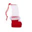 Idena 8550024 - Nikolausstiefel, Rot, Nikolaus, zum Befüllen, Geschenk, Verpackung, Weihnachten