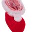 Idena 8550024 - Nikolausstiefel, Rot, Nikolaus, zum Befüllen, Geschenk, Verpackung, Weihnachten