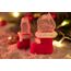 Idena 8550024 - Nikolausstiefel, Rot, Nikolaus, zum Befüllen, Geschenk, Verpackung, Weihnachten