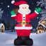 Joiedomi 1.8M/ 6FT Weihnachten aufblasbare Santa mit Geschenk-Sack, Blow Up Xmas aufblasbare Dekorationen mit Build in LEDs für Weihnachtsdekoration, Yard Outdoor Garden Lawn Winter Dekorationen