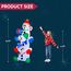 Joiedomi 1.8M/ 6FT Weihnachten aufblasbare gestapelt Schneemann mit eingebauten LEDs Blow Up Schlauchboote für Xmas Party, Home Indoor Outdoor Yard Garden Lawn Winter-Dekor