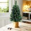 SALCAR 60 cm Kleiner künstlicher Weihnachtsbaum mit Zementbasis – für Weihnachtsdekoration im Innenbereich, ideal als Tischbaum