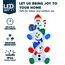 Joiedomi 1.8M/ 6FT Weihnachten aufblasbare gestapelt Schneemann mit eingebauten LEDs Blow Up Schlauchboote für Xmas Party, Home Indoor Outdoor Yard Garden Lawn Winter-Dekor