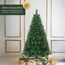 SALCAR Künstlicher Weihnachtsbaum 150 cm, Tannenbaum Künstlich mit Handschuhen und Metallständer, Christbaum als Weihnachtsdeko Innen