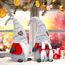 EKARSEN Handgemachte Paar Wichtel Gnom süße Skandinavische Tomte Weihnachtsdeko Puppen für Weihnachten Neujahr Ostern Valentinstag
