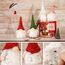 MTaoyac Weihnachtsdeko Wichtel 4Set,Weihnachtsbaumschmuck mit LED Warmweiß,Schwedischen Weihnachtsmann Santa Tomte Gnom,mit Geschenkbox Christmas Decorations für Weihnachtszwerg