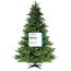RS Trade 19001 Spessarttanne 100% PVC 270 cm Weihnachtsbaum künstlich (Ø ca.170 cm) 2934 Spitzen und Schnellaufbau Klappsystem, schwer entflammbar, unechter Tannenbaum inkl. Christbaum Ständer