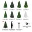 RS Trade 23012 Premium Tanne PE/PVC 180 cm Weihnachtsbaum künstlich (Ø ca.110 cm) ca. 1422 Spitzen, Schnellaufbau Klappsystem, Naturgetreue Spritzguss Elemente, Tannenbaum inkl. Christbaum Ständer