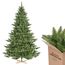 SALCAR Künstlicher Weihnachtsbaum 2,1 m, Tannenbaum Künstlich mit 760 Spitzen und Klapp-Schirmsystem, Grün Tannenbaum Christbaum mit Holzständer, φ132 cm übergroßer Baumdurchmesser