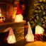 MTaoyac Weihnachtsdeko Wichtel 4Set,Weihnachtsbaumschmuck mit LED Warmweiß,Schwedischen Weihnachtsmann Santa Tomte Gnom,mit Geschenkbox Christmas Decorations für Weihnachtszwerg