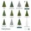 Weihnachtsbaum künstlich 180cm BAYERISCHE Tanne Premium von FairyTrees mit Christbaum Holzständer | Tannenbaum künstlich mit Naturgetreue Spritzguss Elemente | Made in EU