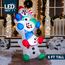 Joiedomi 1.8M/ 6FT Weihnachten aufblasbare gestapelt Schneemann mit eingebauten LEDs Blow Up Schlauchboote für Xmas Party, Home Indoor Outdoor Yard Garden Lawn Winter-Dekor