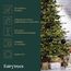 Weihnachtsbaum künstlich 180cm BAYERISCHE Tanne Premium von FairyTrees mit Christbaum Holzständer | Tannenbaum künstlich mit Naturgetreue Spritzguss Elemente | Made in EU