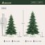 SALCAR Künstlicher Weihnachtsbaum 180 cm – Realistischer Tannenbaum aus hochwertigem PVC, naturgetreuer Premium-Christbaum
