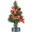PEARL Weihnachtsbaum für LKW: 2er-Set USB-Weihnachtsbäume mit LED-Farbwechsel-Glasfaserlichtern (Weihnachtsbaum fürs Auto, LKW 24 Volt, Beleuchteter Tannenbaum)
