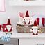 Gehydy Weihnachtswichtel Figuren 3er Set Weihnachtsdeko Wichtel Weihnachten Deko Wichtel Zubehör Dekoration Christmas für Home Küche - Rot