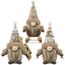 Gehydy Weihnachtswichtel Figuren 3er Set Weihnachtsdeko Wichtel Weihnachten Deko Wichtel Zubehör Dekoration Christmas für Home Küche - Braun