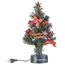 PEARL Weihnachtsbaum für LKW: 2er-Set USB-Weihnachtsbäume mit LED-Farbwechsel-Glasfaserlichtern (Weihnachtsbaum fürs Auto, LKW 24 Volt, Beleuchteter Tannenbaum)
