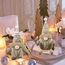 Gehydy Weihnachtswichtel Figuren 3er Set Weihnachtsdeko Wichtel Weihnachten Deko Wichtel Zubehör Dekoration Christmas für Home Küche - Braun