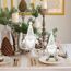 Gehydy Weihnachtswichtel Ski 3er Set Weihnachtsdeko Wichtel Weihnachten Deko Wichtel Figuren Zubehör Dekoration Christmas Decorations für Home Küche