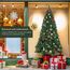 SALCAR Künstlicher Weihnachtsbaum 210 cm, Tannenbaum Künstlich mit Handschuhen und Metallständer, Christbaum als Weihnachtsdeko Innen