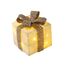 Bambelaa! 3er Led Deko Geschenke Leucht Boxen Timer Weihnachts Dekoration Weihnachtsdeko Beleuchtet Deko Weihnachten (Gold)