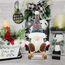 Gehydy Weihnachtswichtel Figuren 3er Set Weihnachtsdeko Wichtel Weihnachten Deko Wichtel Zubehör Dekoration Christmas für Home Küche - Grün