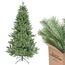 SALCAR Künstlicher Weihnachtsbaum 210 cm aus 90% PE Spritzguss, Premium Nordmanntanne, realistischer Christbaum mit Schnellaufbau Klappsystem