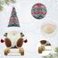 Gehydy Weihnachtswichtel Figuren 3er Set Weihnachtsdeko Wichtel Weihnachten Deko Wichtel Zubehör Dekoration Christmas für Home Küche - Grün