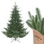 SALCAR 2,1 m Künstlicher Weihnachtsbaum mit naturgetreuen Spritzguss-Elementen, Schnellaufbau durch Klapp-Schirmsystem, 210 cm künstlicher Tannenbaum (Durchmesser ca. 150 cm, extra groß)
