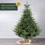 SALCAR Künstlicher Weihnachtsbaum 1,8 m, Naturgetreuer Tannenbaum Künstlich mit Klapp-Schirmsystem, PVC und PE Weihnachts Baum, Metall Christbaum Ständer