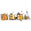 Toyland Mini Village Beleuchtete Weihnachtsszene | 12-teiliges Set | Mehrfarbig | 47 cm x 58 cm x 36 cm