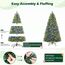 SHareconn 270cm Weihnachtsbaum künstlich mit Beleuchtung, Künstlicher Weihnachtsbaum mit 640 Warmweißen & Mehrfarbigen LED Lichtern, 12 Lichtmodi, 2316 PVC Zweigspitzen, Faltbarem Metallständer