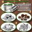 Weihnachtsbaum künstlich (WBD) 60 cm grün mit Weihnachtsdeko Silber und Led Lichterkette mit Batteriebox und Fernbedienung künstlicher Christbaum klein Tannenbaum
