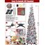 HMASYO 150 cm Pop-Up Lametta Weihnachtsbaum mit 50 Timer-Lichtern, Buntes Silber Zusammenklappbarer Künstlich Schlanken Weihnachtsbaum für den Innenbereich, Zuhause Wohnung Kamin mit Festdekoration