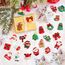 Kesote 24 Weihnachten Deko Streudeko Tischdeko Weihnachtsschmuck Konfetti Kunstharz Mini Zubehör Kunstharz Miniatur Klein Figur zum Basteln DIY Geschenk Mitgebsel